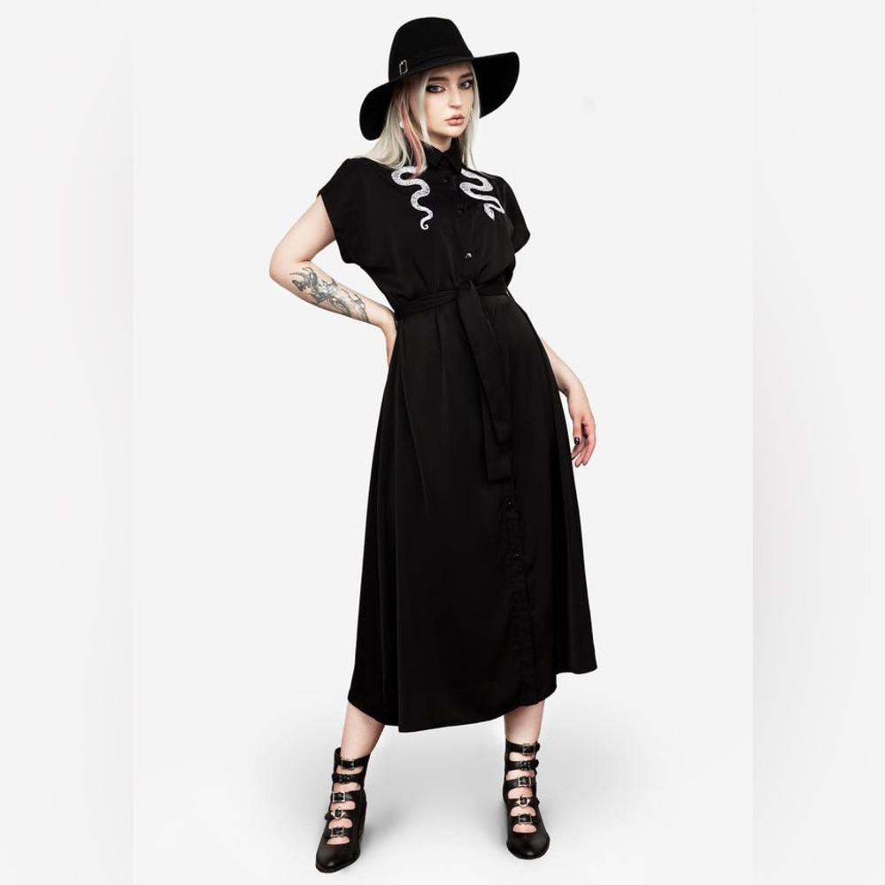 Disturbia Slither Relaxed Midi Dress US 2 / UK 6